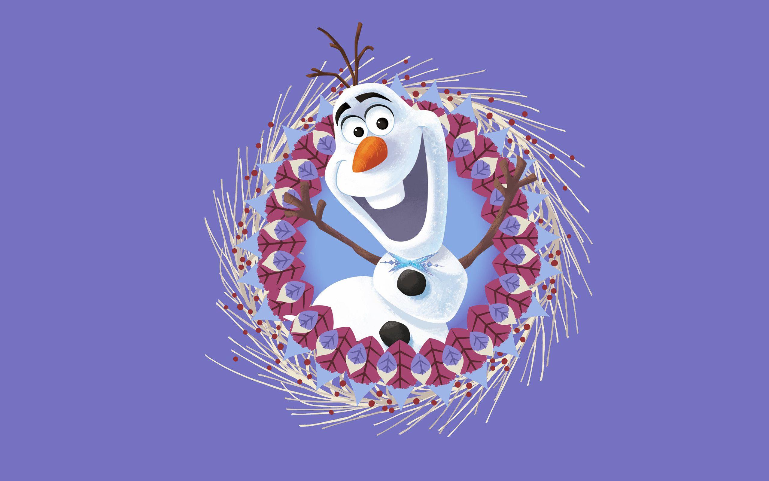 2560x1600 Olaf Christmas Wallpaper