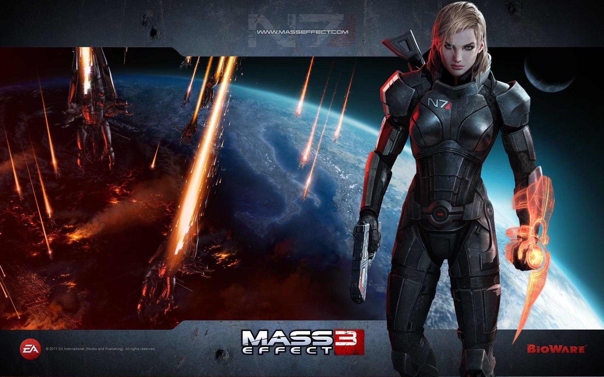 1920x1200 Mass Effect 3 Girl Wallpaper