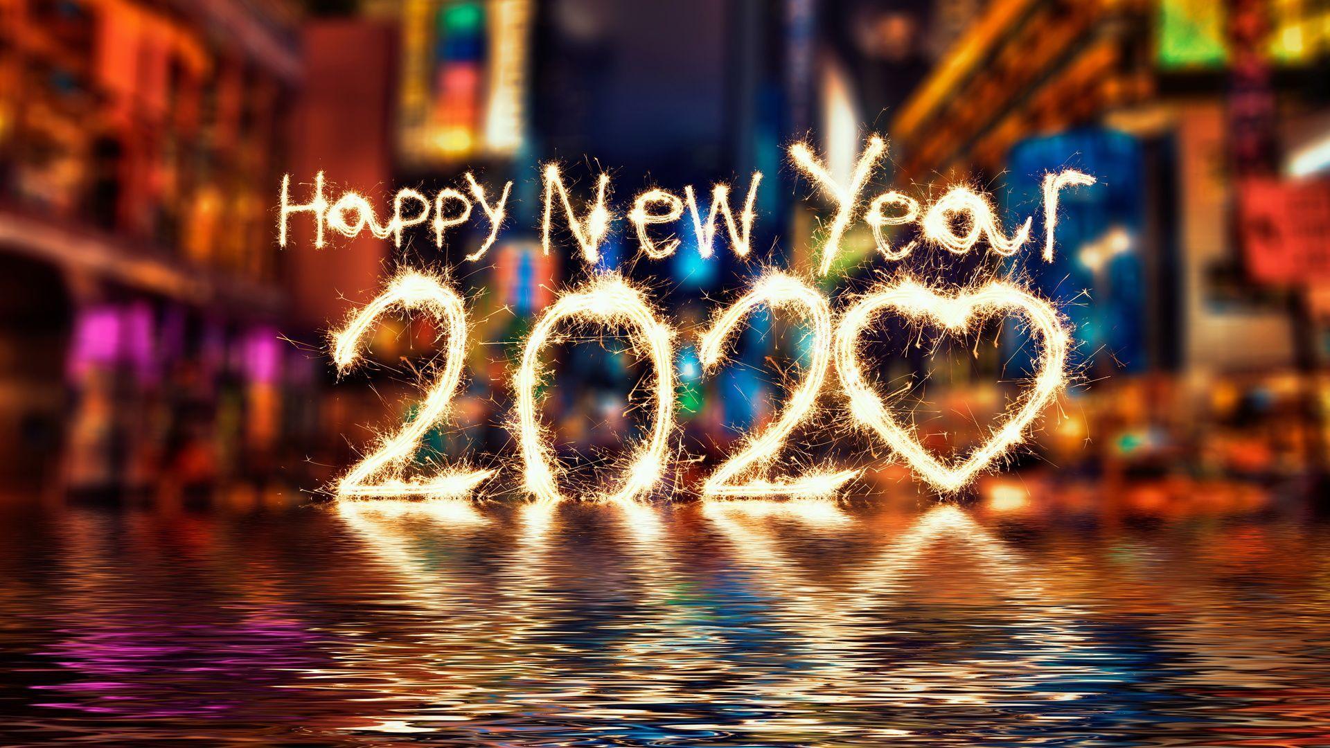 1920x1080 Free download Happy New Year 2020 Wallpaper