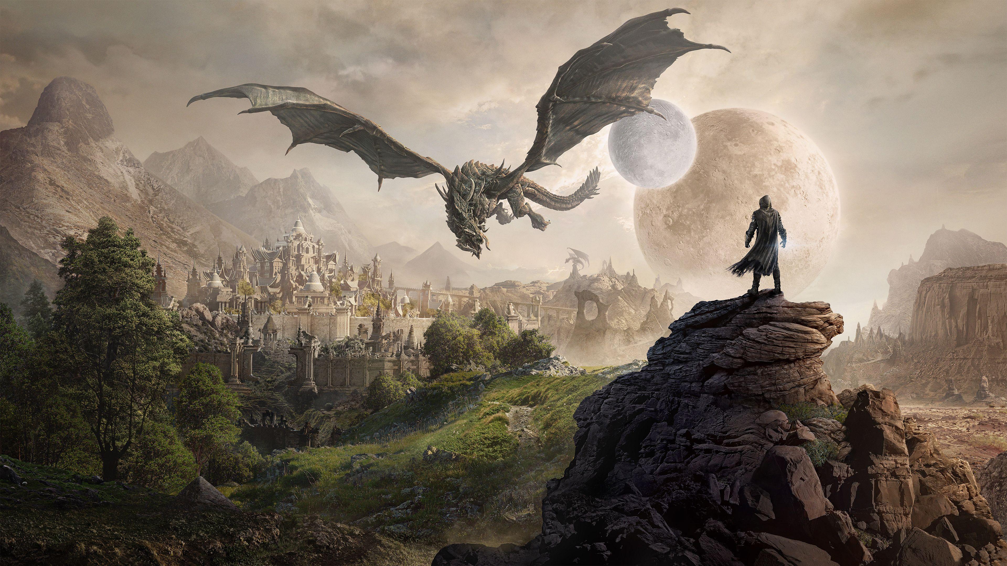 3840x2160 Wallpaper Elsweyr, The Elder Scrolls Online, 4K, Games
