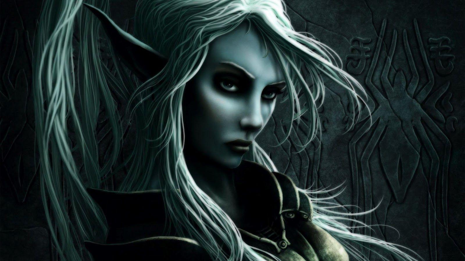 1600x900 3D nature wallpaper: Dark Elf Wallpaper