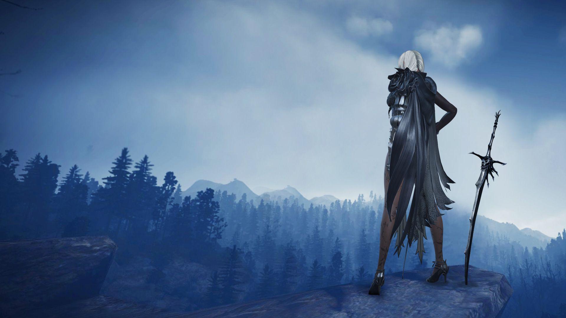 1920x1080 Dark Elf Knight Wallpaper
