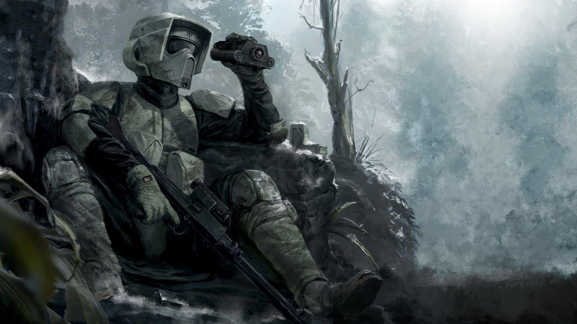 1920x1080 Star Wars Scout Trooper Wallpaper