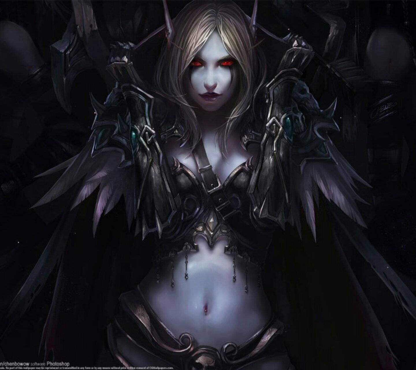1440x1280 Dark Elf wallpaper