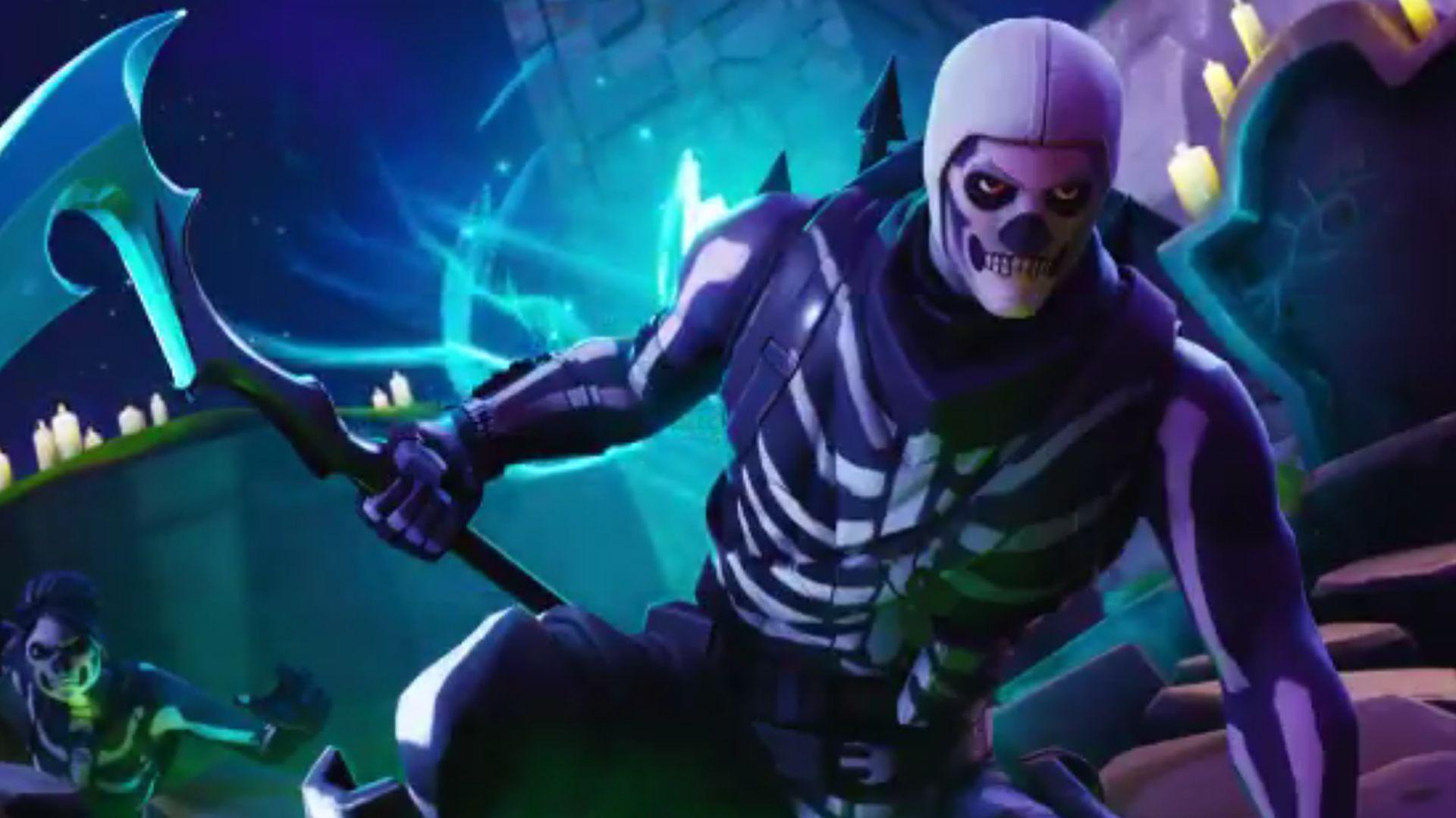 1920x1080 Skull Trooper Fortnite Wallpaper