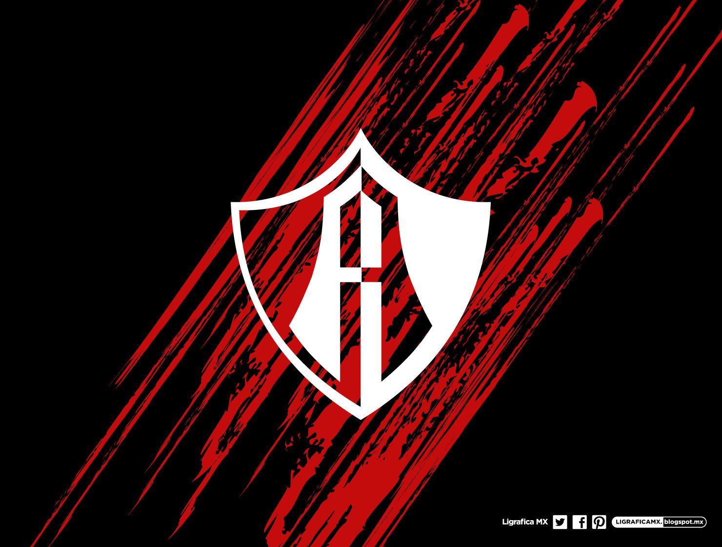 Download wallpapers Atlas FC Club Atlas Mexican football club red metal  texture metal logo emblem Guadalajara Mexico Liga MX creative art  football for desktop with resolution 2560x1600 High Quality HD pictures  wallpapers