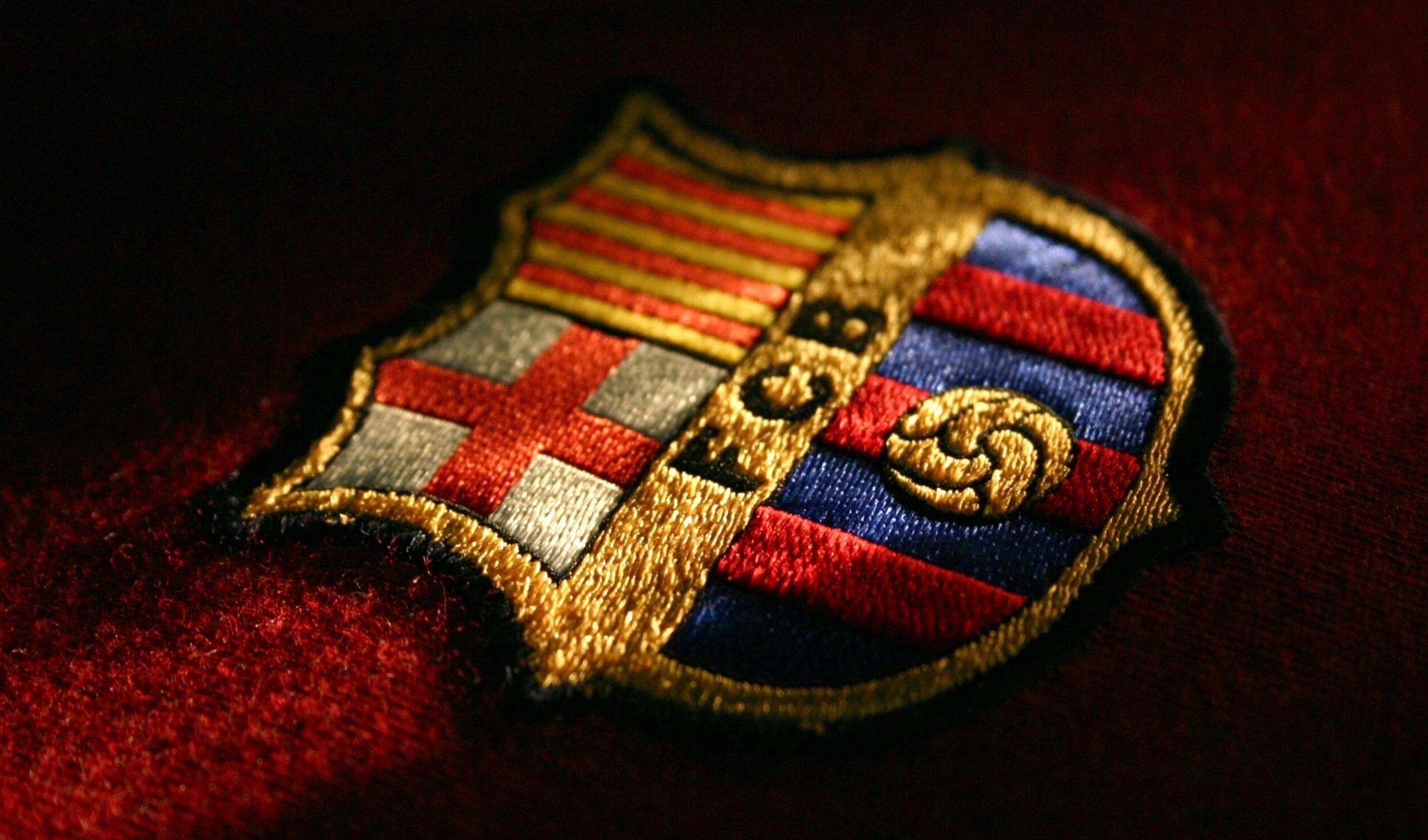 2508x1476 Download 2508x1476 Barcelona, Logo Wallpaper