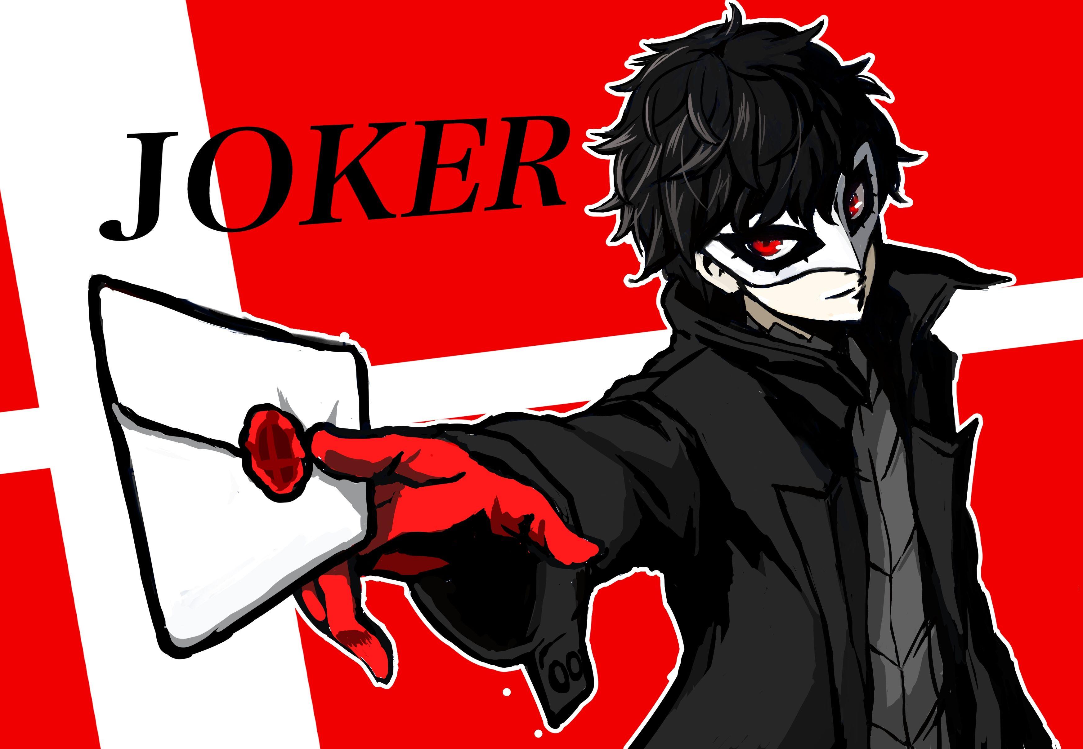 3491x2416 Download 3491x2416 Joker, Persona Mask, Letter, Amamiya Ren