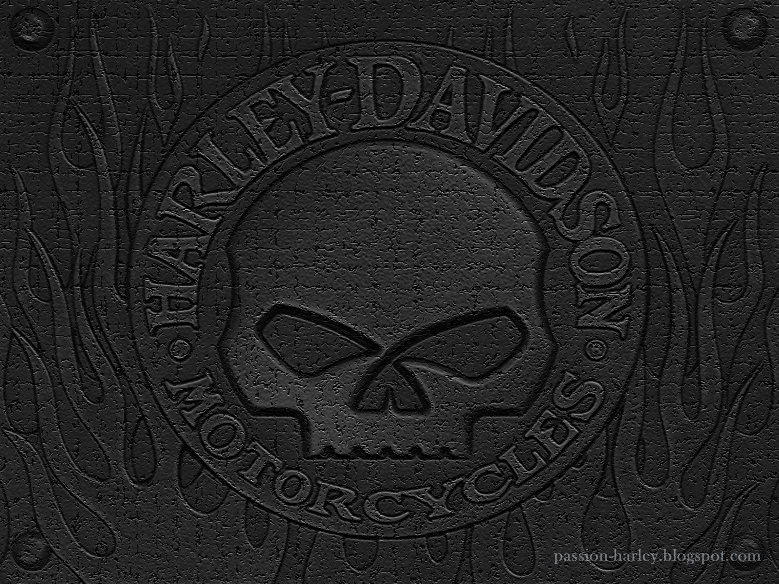 1600x1200 Harley Skull Wallpaper
