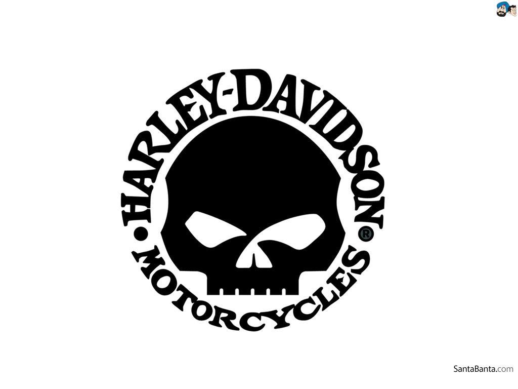 1024x768 Free download Harley Davidson Skull Logo Wallpaper Harley davidson
