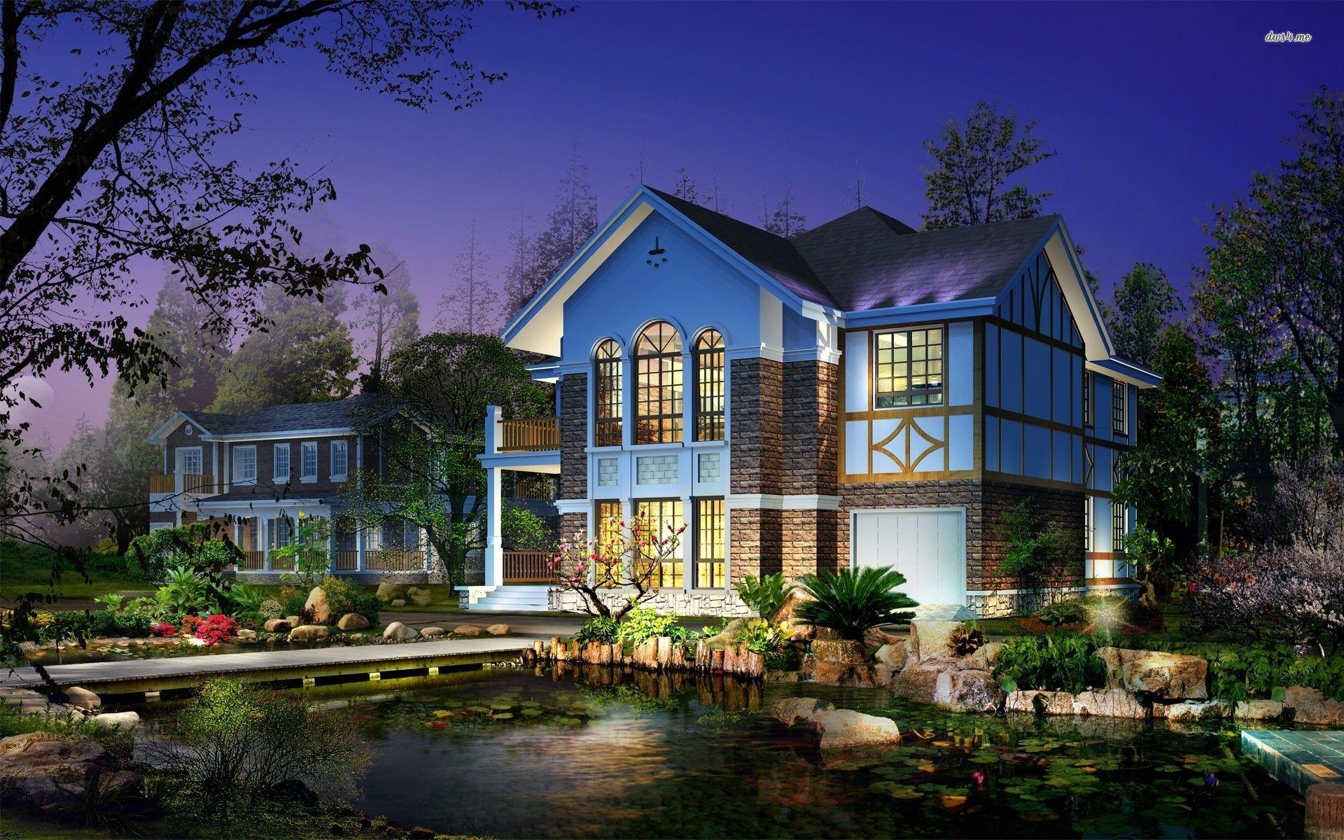 1920x1200 Mansion wallpaper Art wallpaper