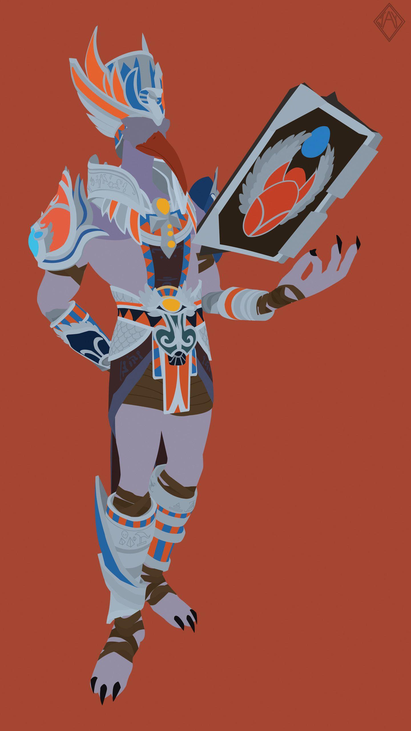 1440x2560 Smite. Thoth Minimalist Wallpaper, Jay R