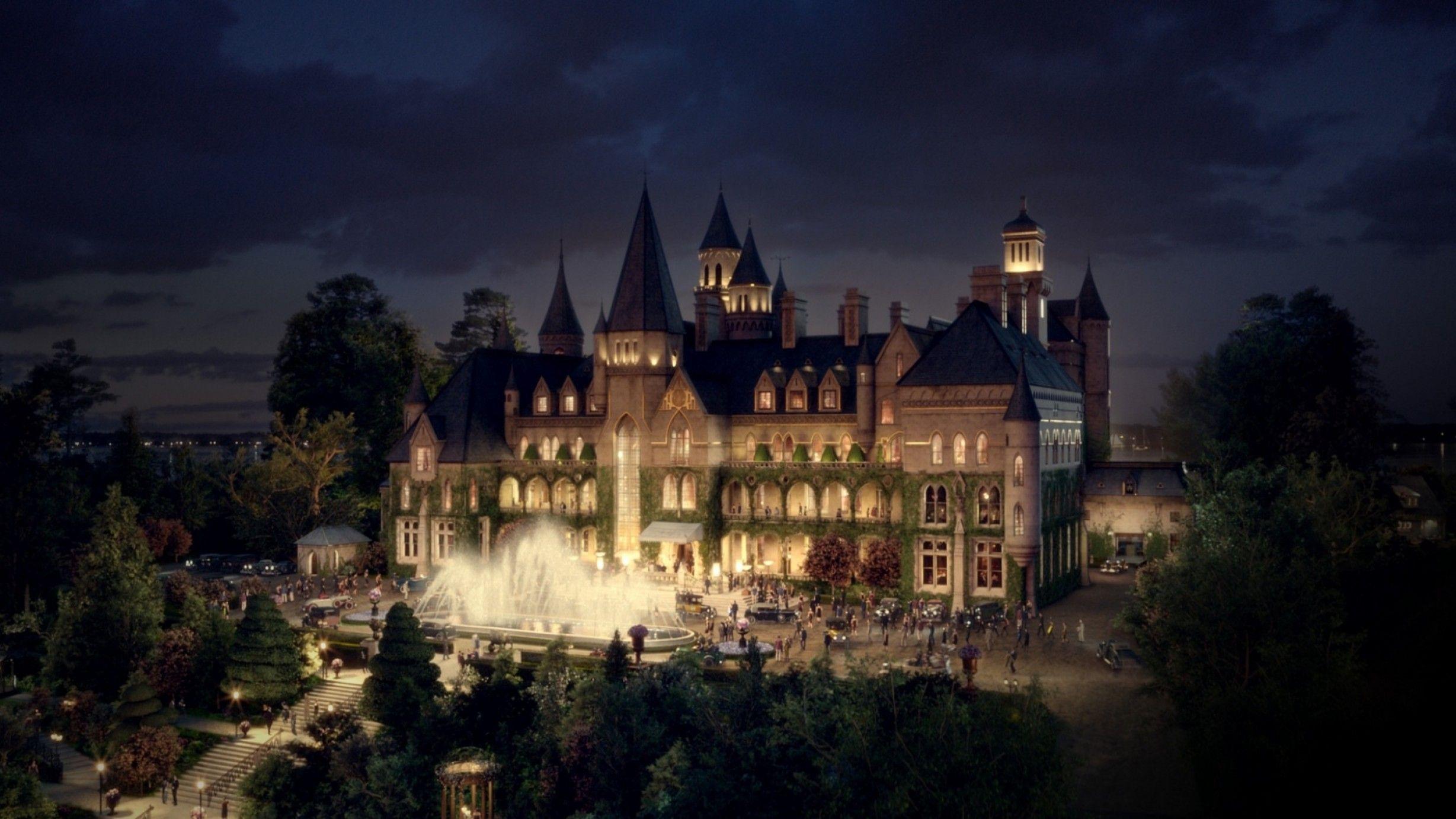 2457x1382 Great Gatsby Wallpaper Mansion Wallpaper