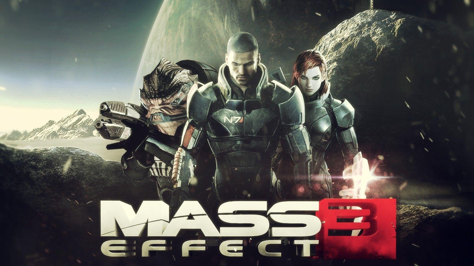 1920x1080 Wallpaper Mass effect Shepard, Commander shepard, Male, Female