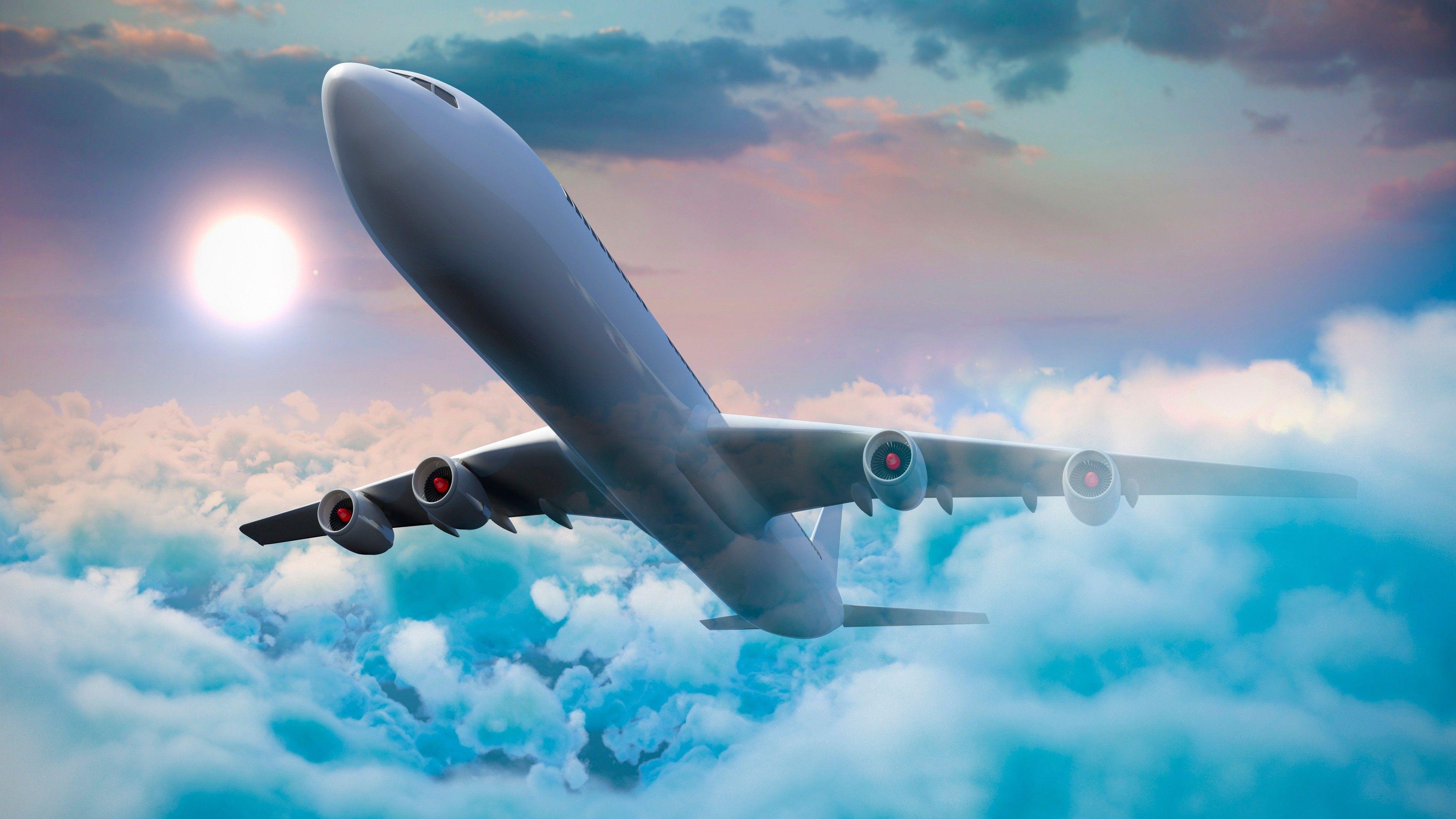 3840x2160 Airplane Wallpaper