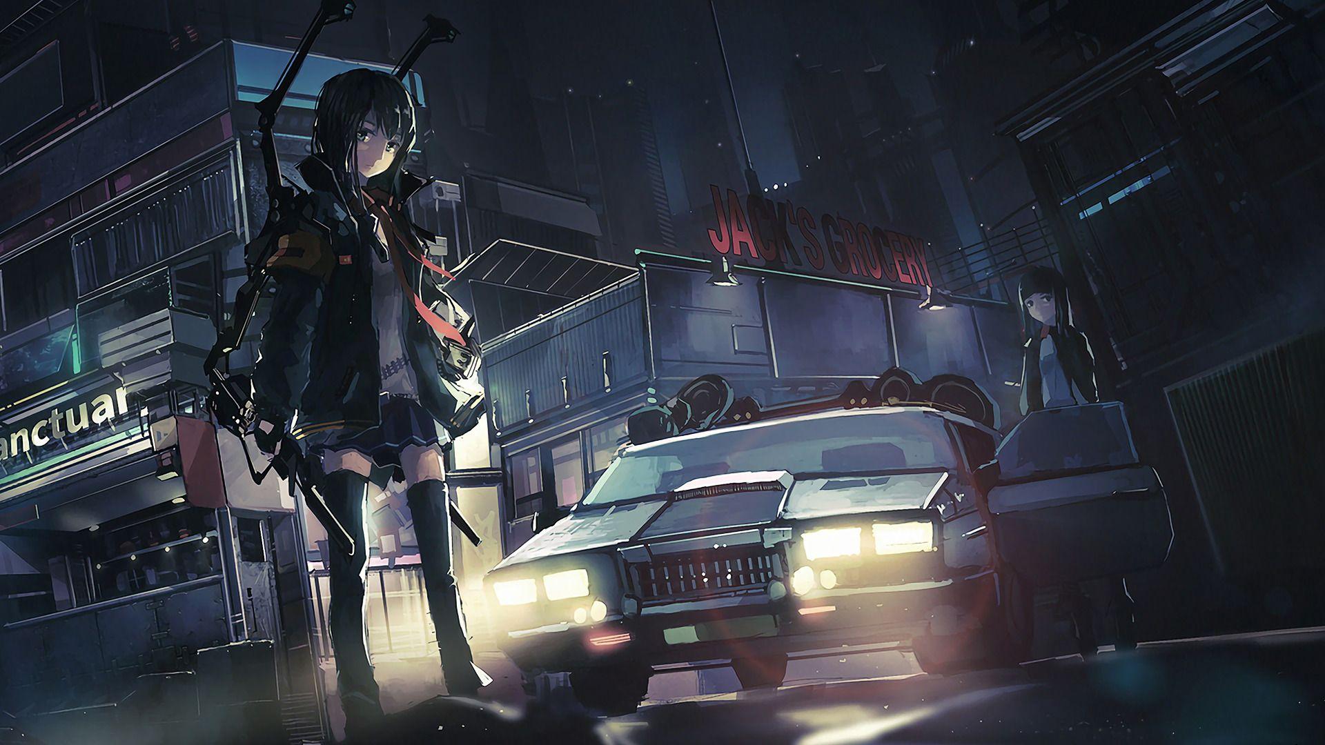 HD wallpaper Anime Original Sport Car  Wallpaper Flare