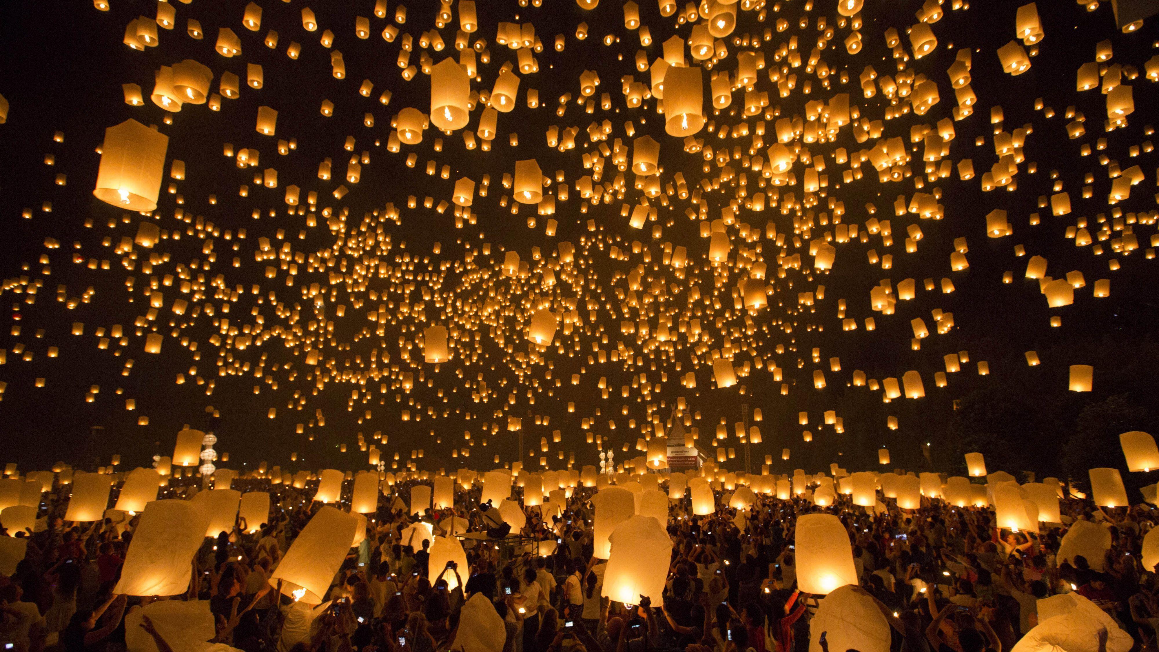 light up sky lanterns