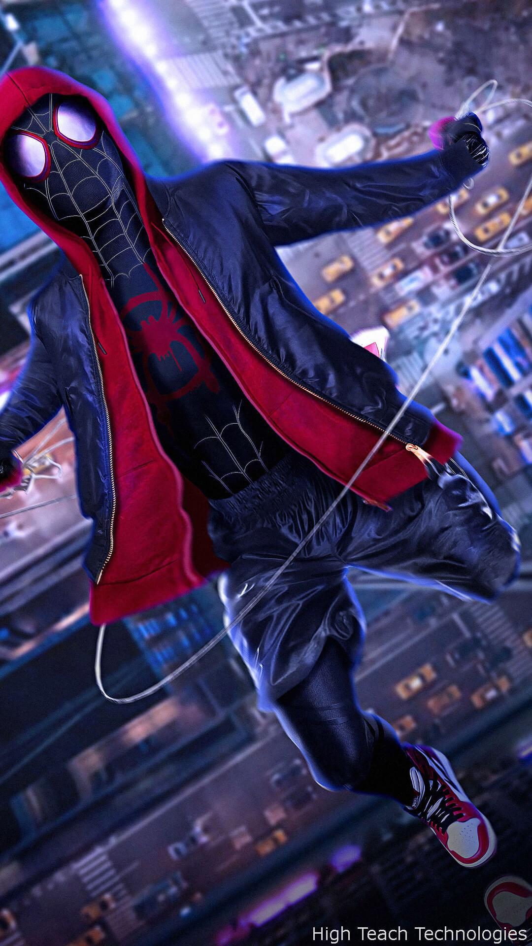 1080x1920 Spiderman Into The Spider Verse Live Wallpaper for Android