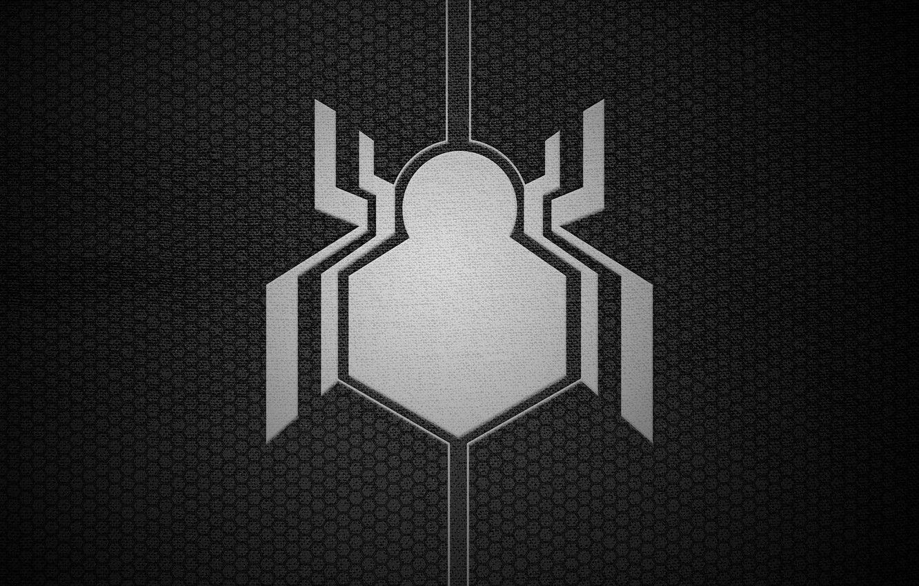 1332x850 Wallpaper Logo, Black, Spider Man, Captain America: Civil War