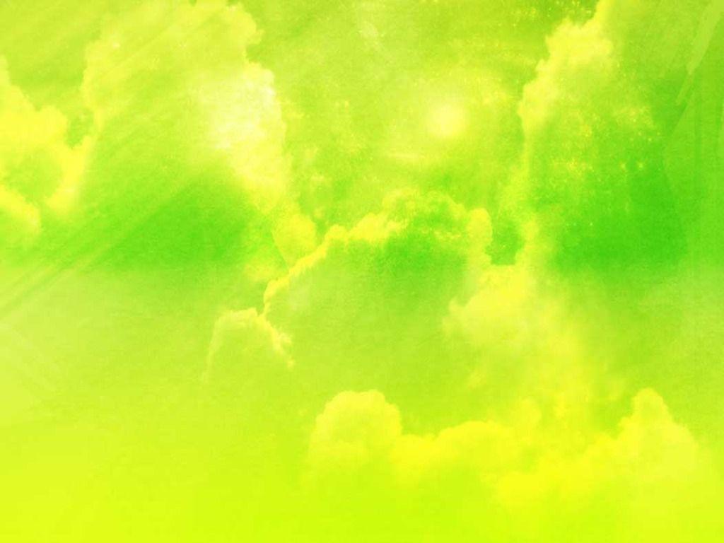1024x768 Abstract Cloud Sky Green Background For PowerPoint