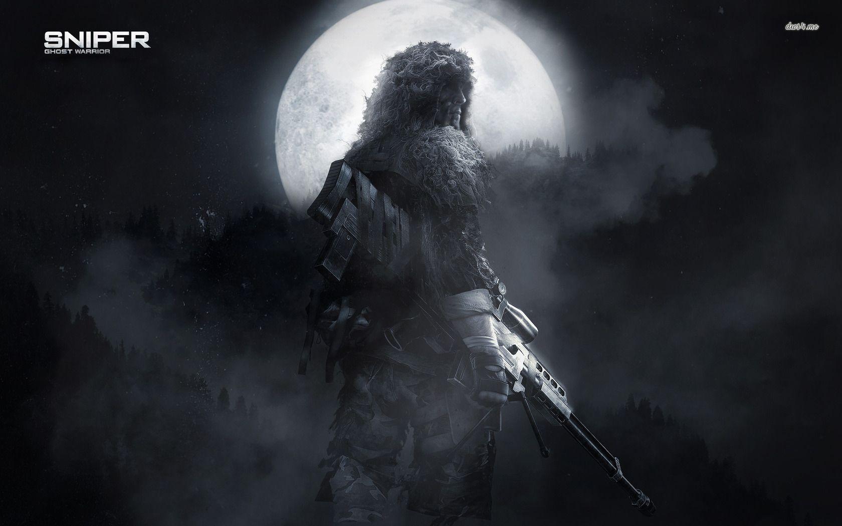 1680x1050 Sniper Warrior wallpaper wallpaper