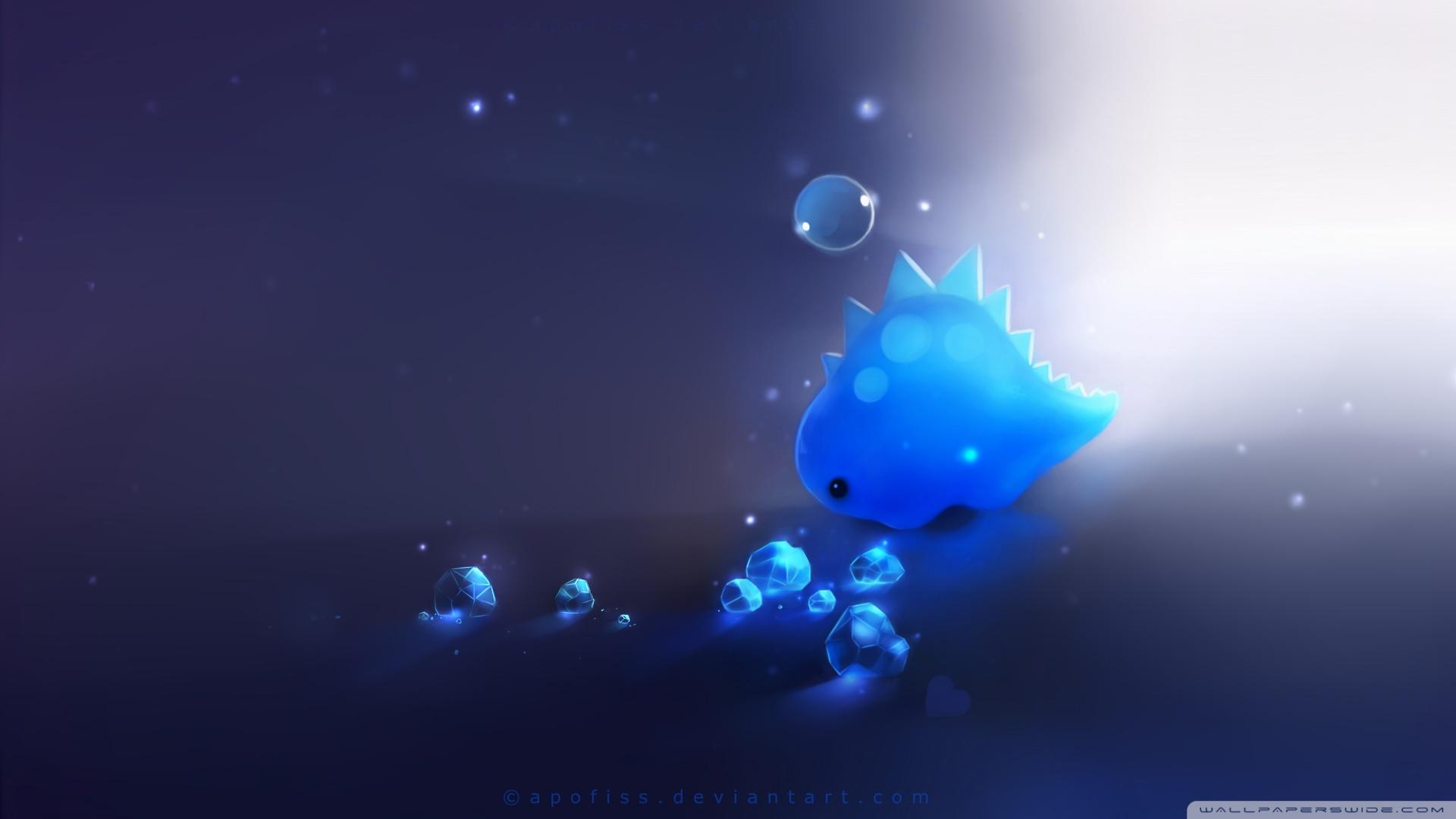 1920x1080 Cute Dinosaur Wallpaper