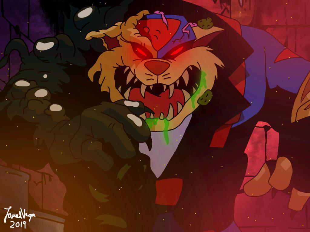 1024x768 Mutated T Bone From SWAT Kats!