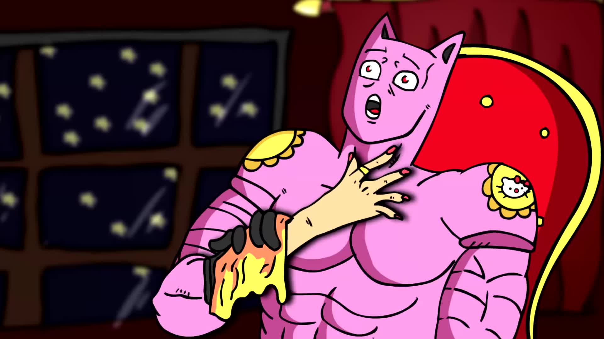 1920x1080 Killer Queen's Bizarre Slap GIF