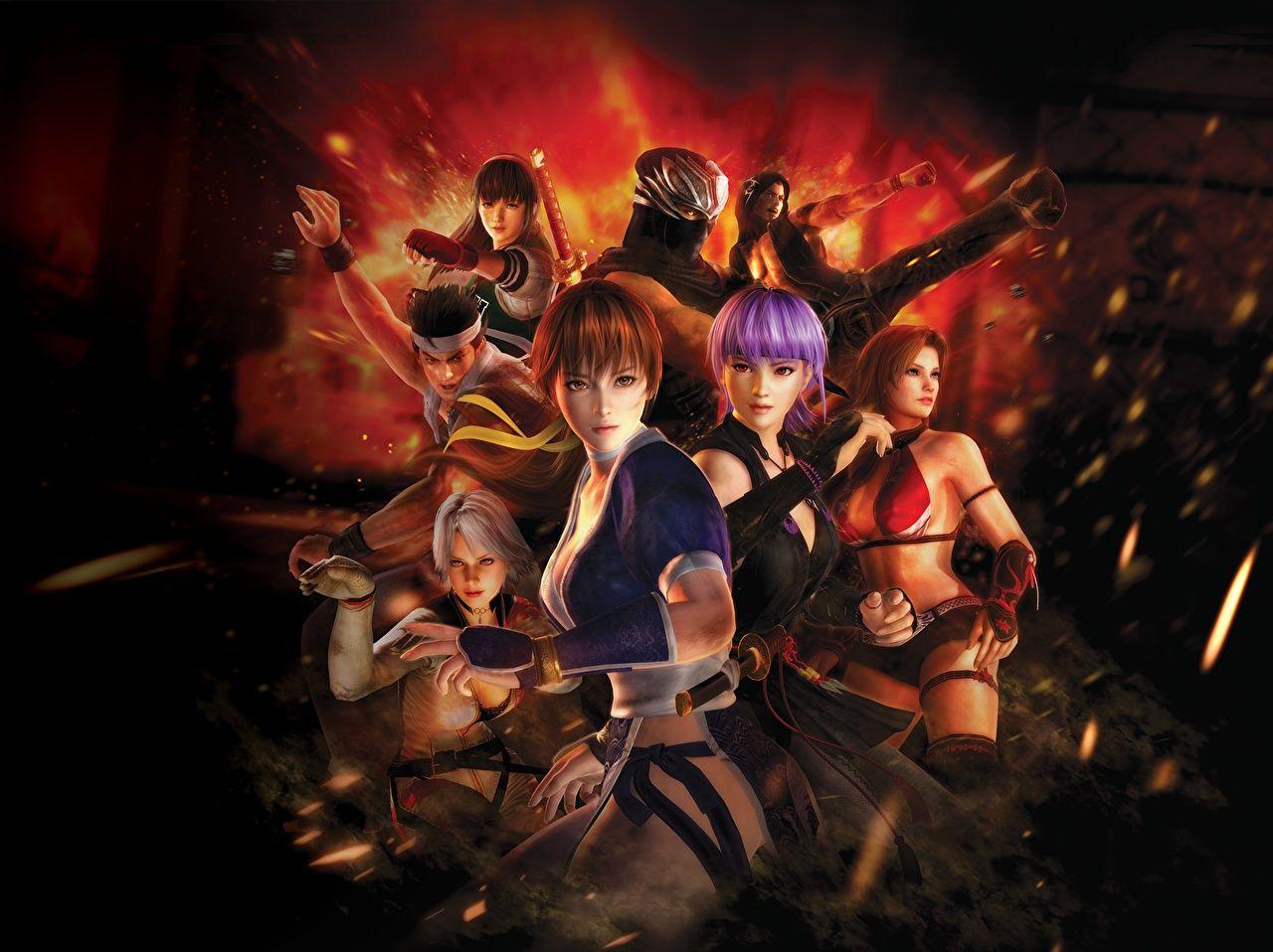 1280x958 Wallpaper Dead or Alive ninjas warrior 5 female Games