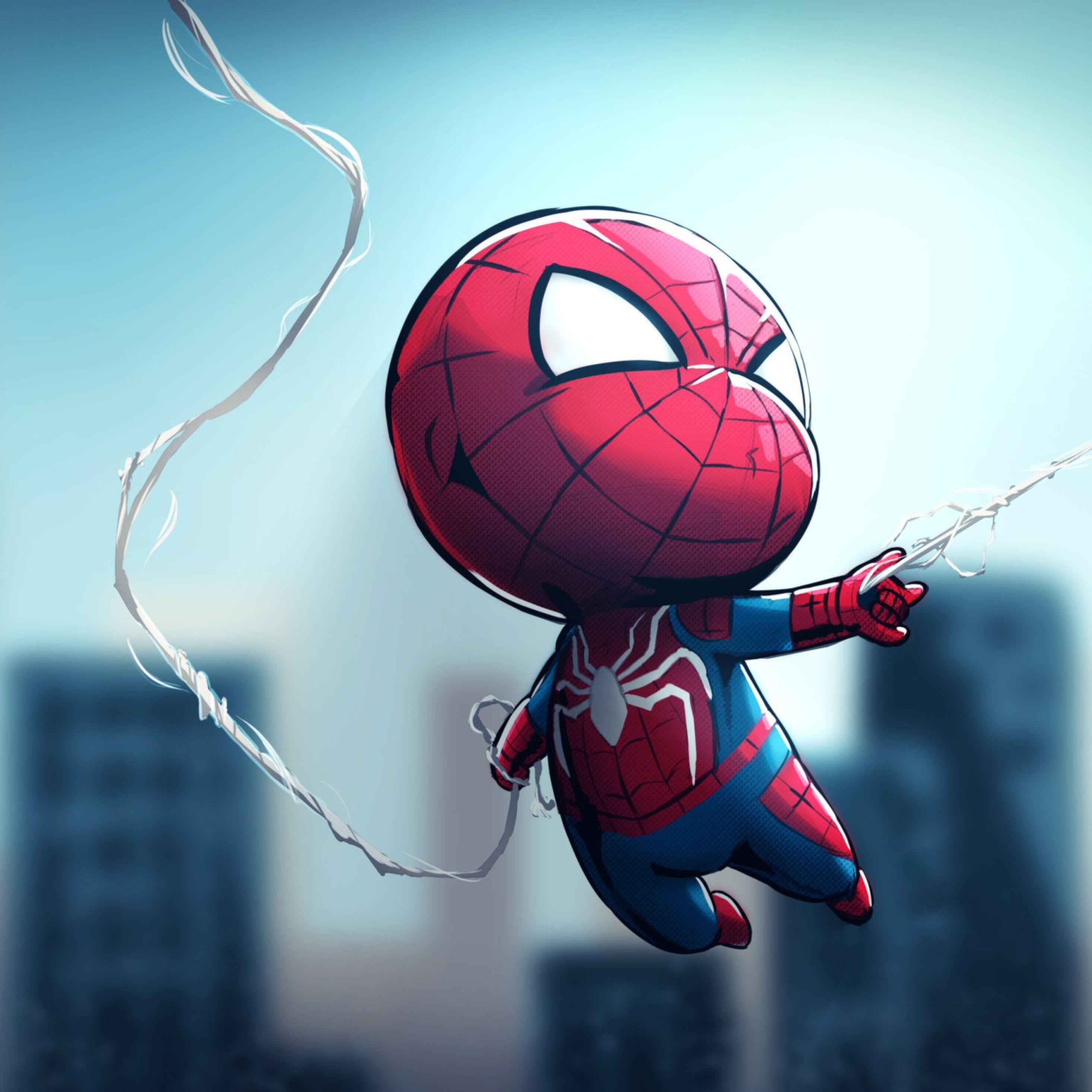 Chibi Spiderman Wallpapers Top Free Chibi Spiderman Backgrounds Wallpaperaccess