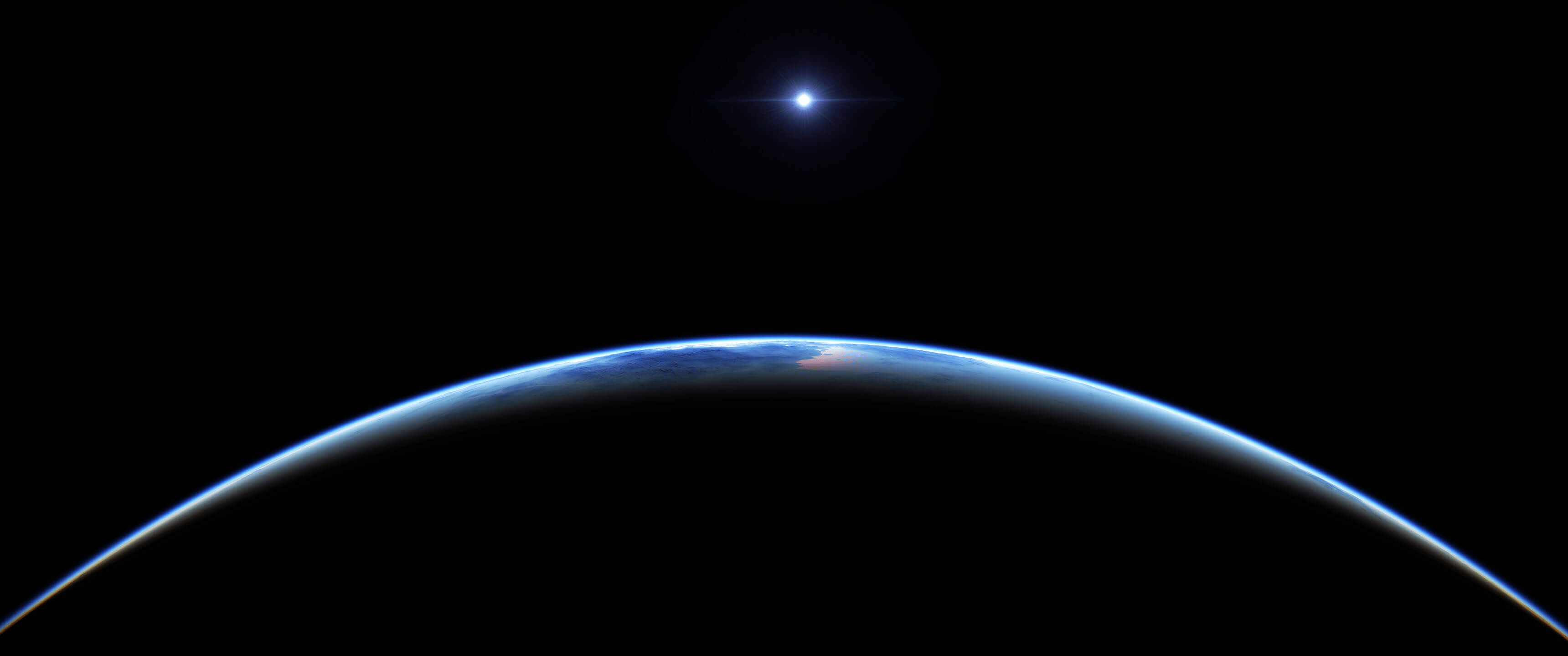 3440x1440 #fisheye lens, #digital art, #space art, #CGI, #drawing