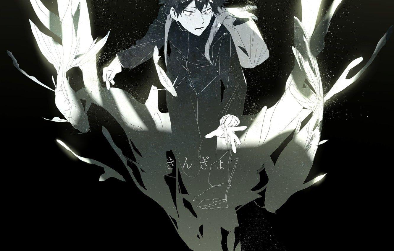 1332x850 Wallpaper fish, notebook, My Hero Academia, Boku No Hero Academy, Midori Isuku, Izuku Midoriya, My Hero Academy image for desktop, section сёнэн