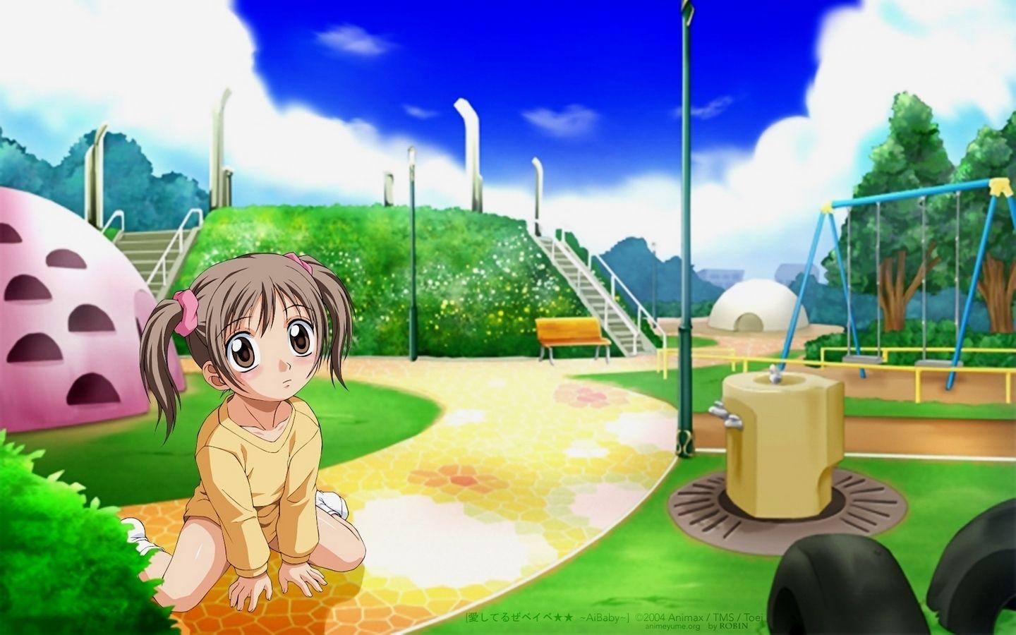 1440x900 Download wallpaper 1440x900 aishiteruze baby, girl, playground