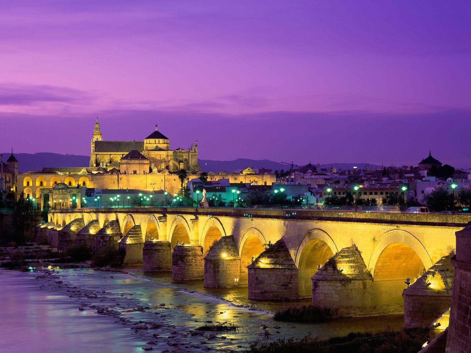 1600x1200 Roman Bridge Guadalquivir River Cordoba Spain picture, Roman