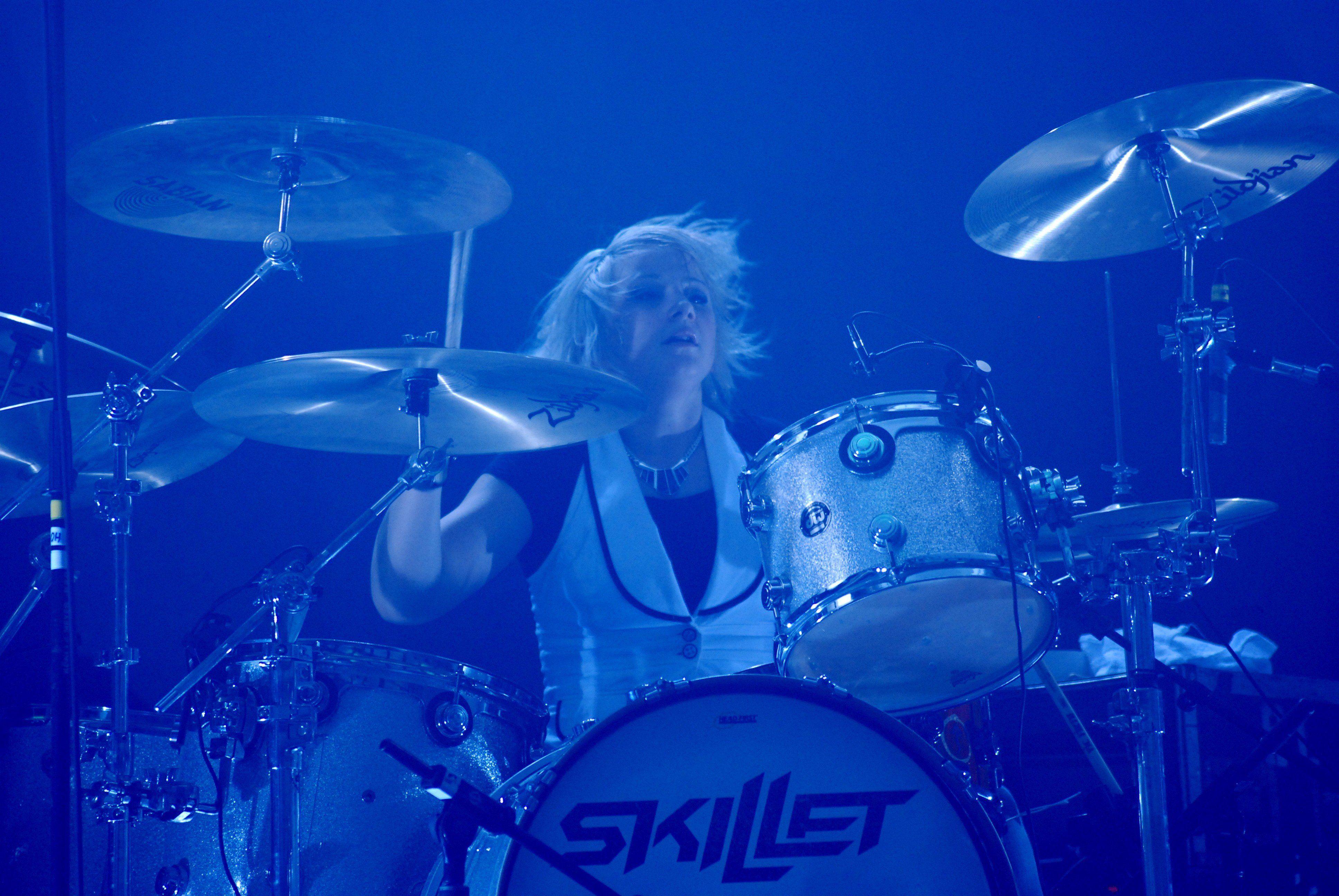 3872x2592 Jen Ledger, Skillet (band), Drummer, Hard rock HD Wallpaper