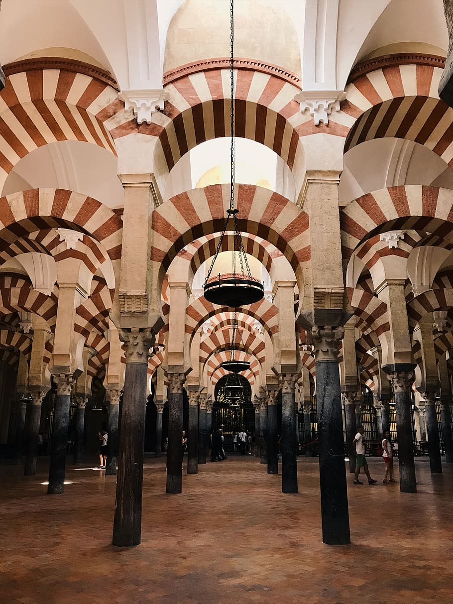 910x1213 HD wallpaper: españa, córdoba, la catedral, building, architect