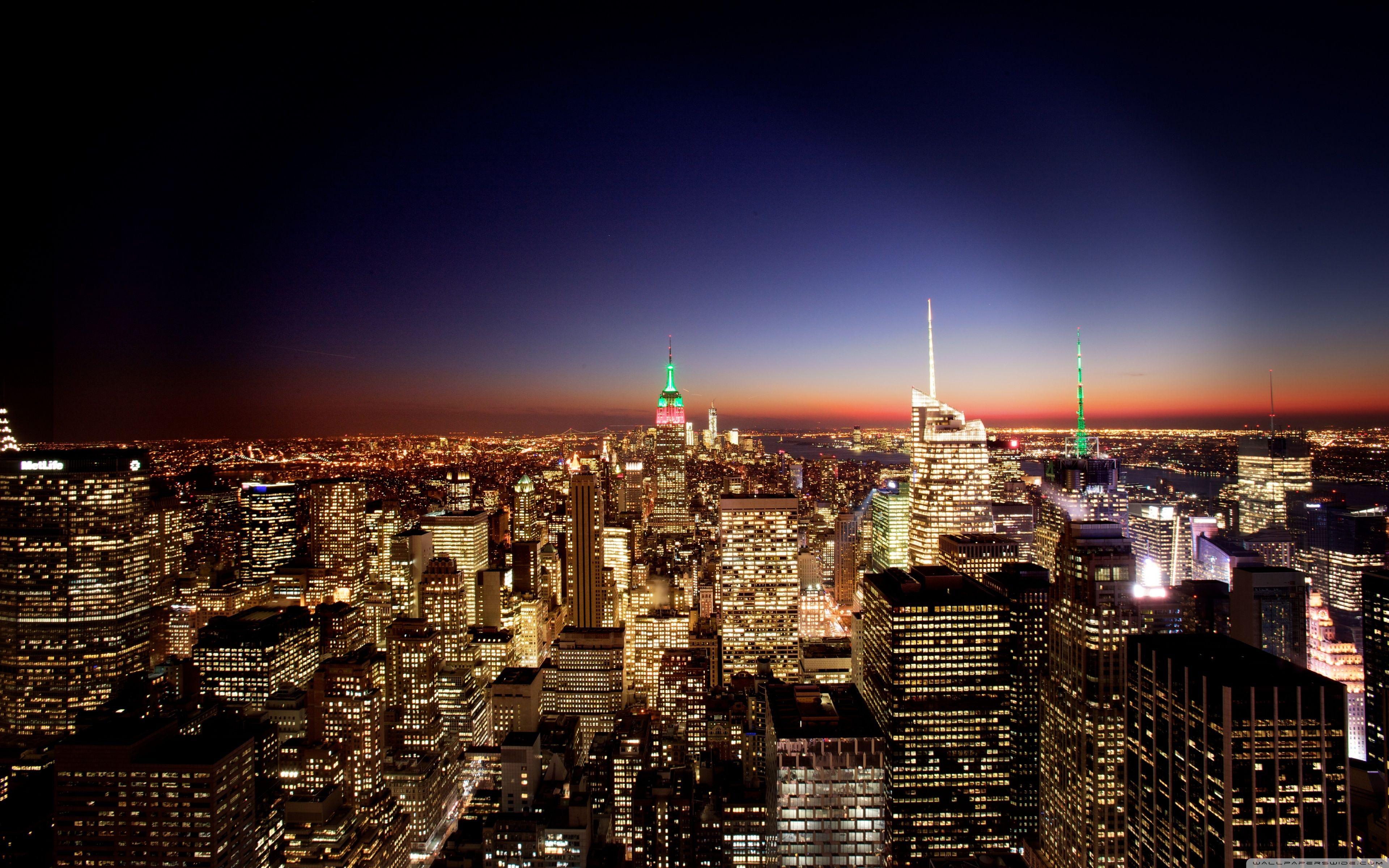 3840x2400 Wide 16 - York City Night, Download Wallpaper