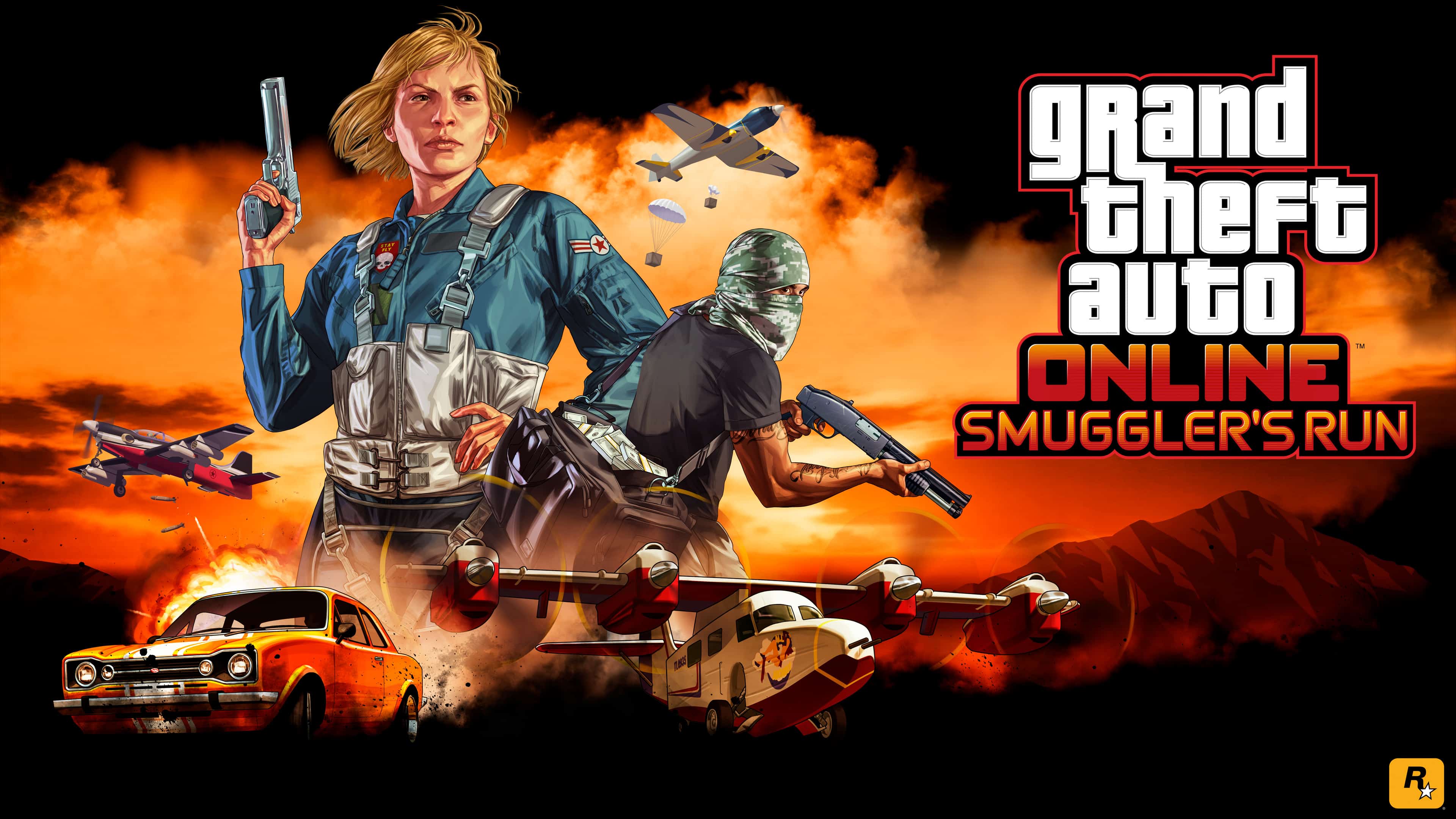 3840x2160 Grand Theft Auto 5 Online Smugglers Run UHD 4K Wallpaper