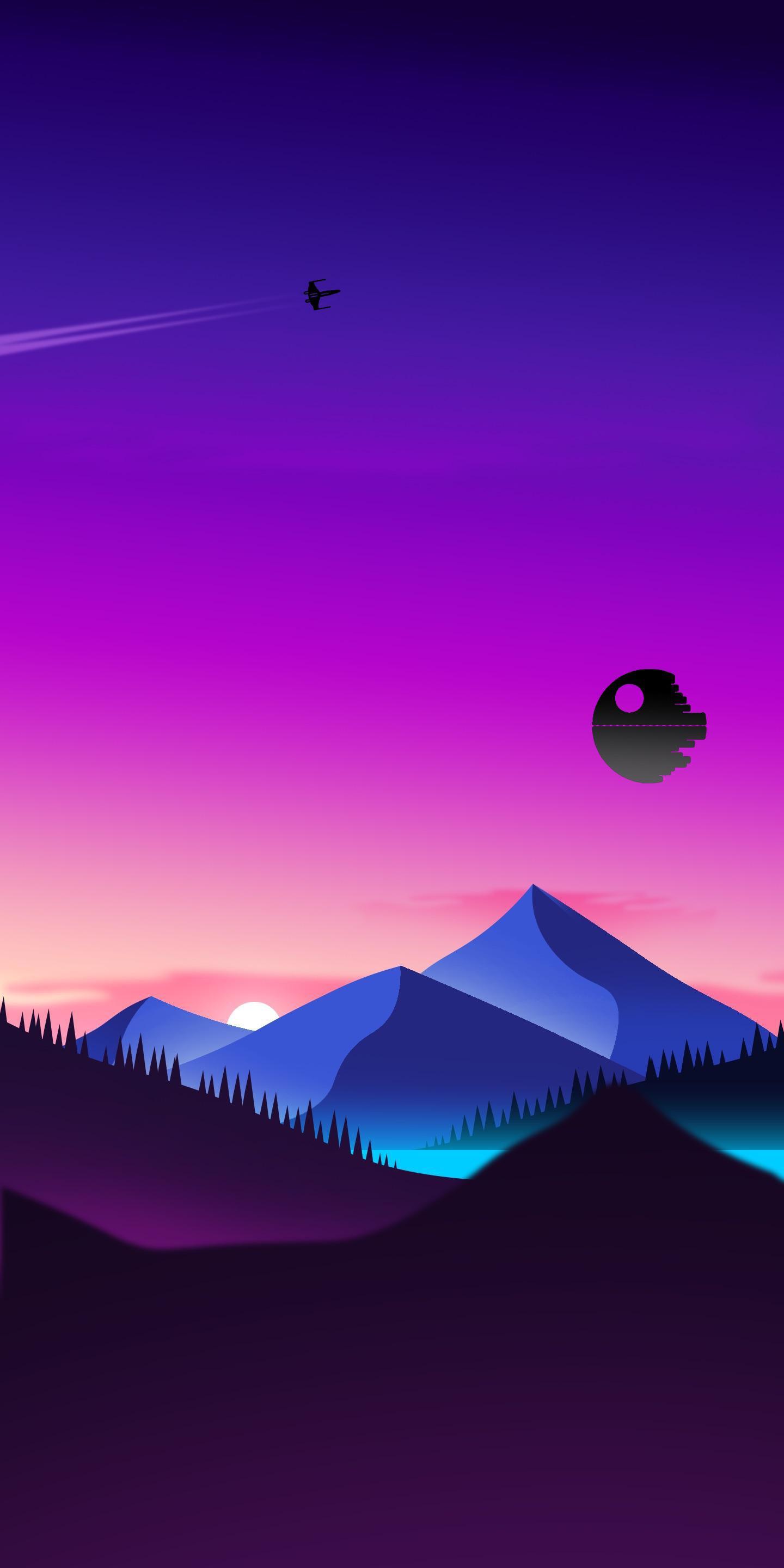 1440x2880 Minimalist Star Wars
