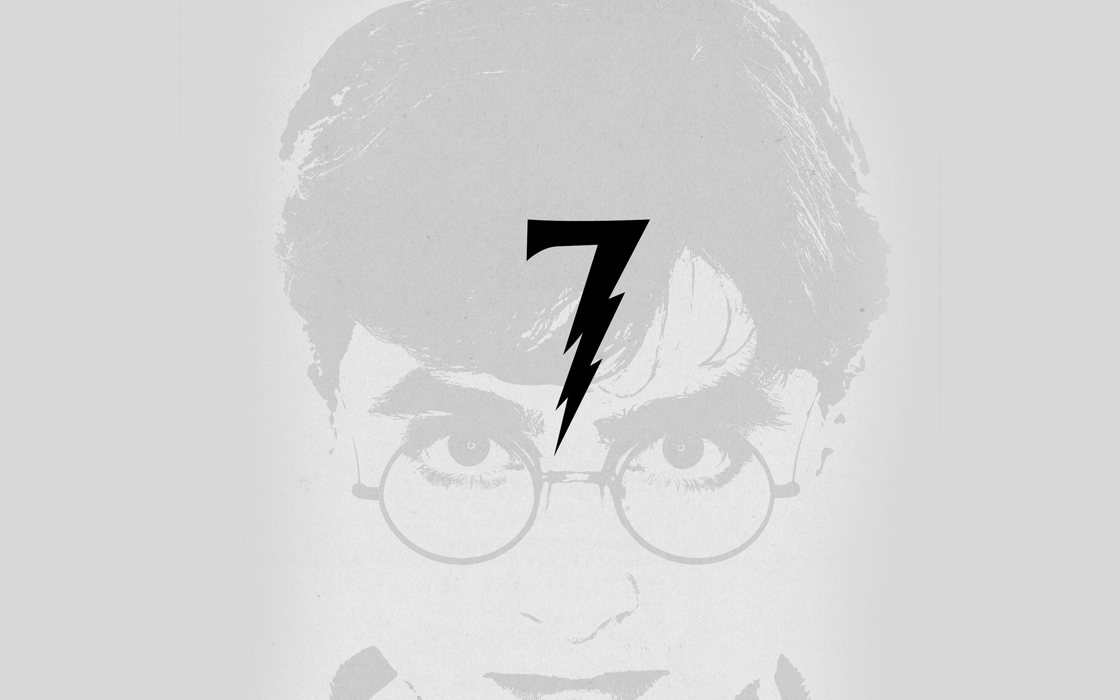 3840x2400 Harry Potter Art Minimal Film Gray