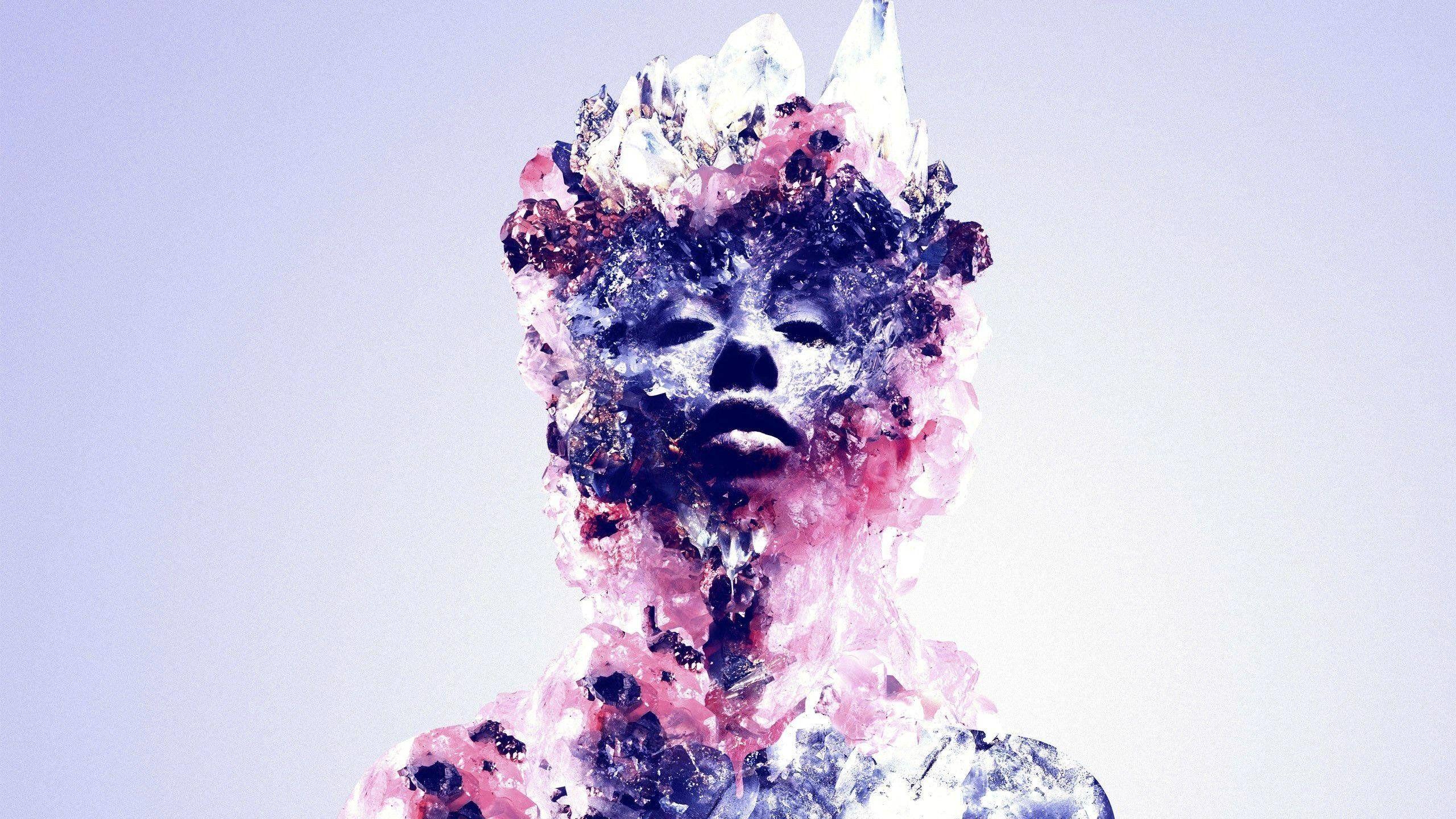 2560x1440 Mineral Face by Justin Maller HD wallpaper