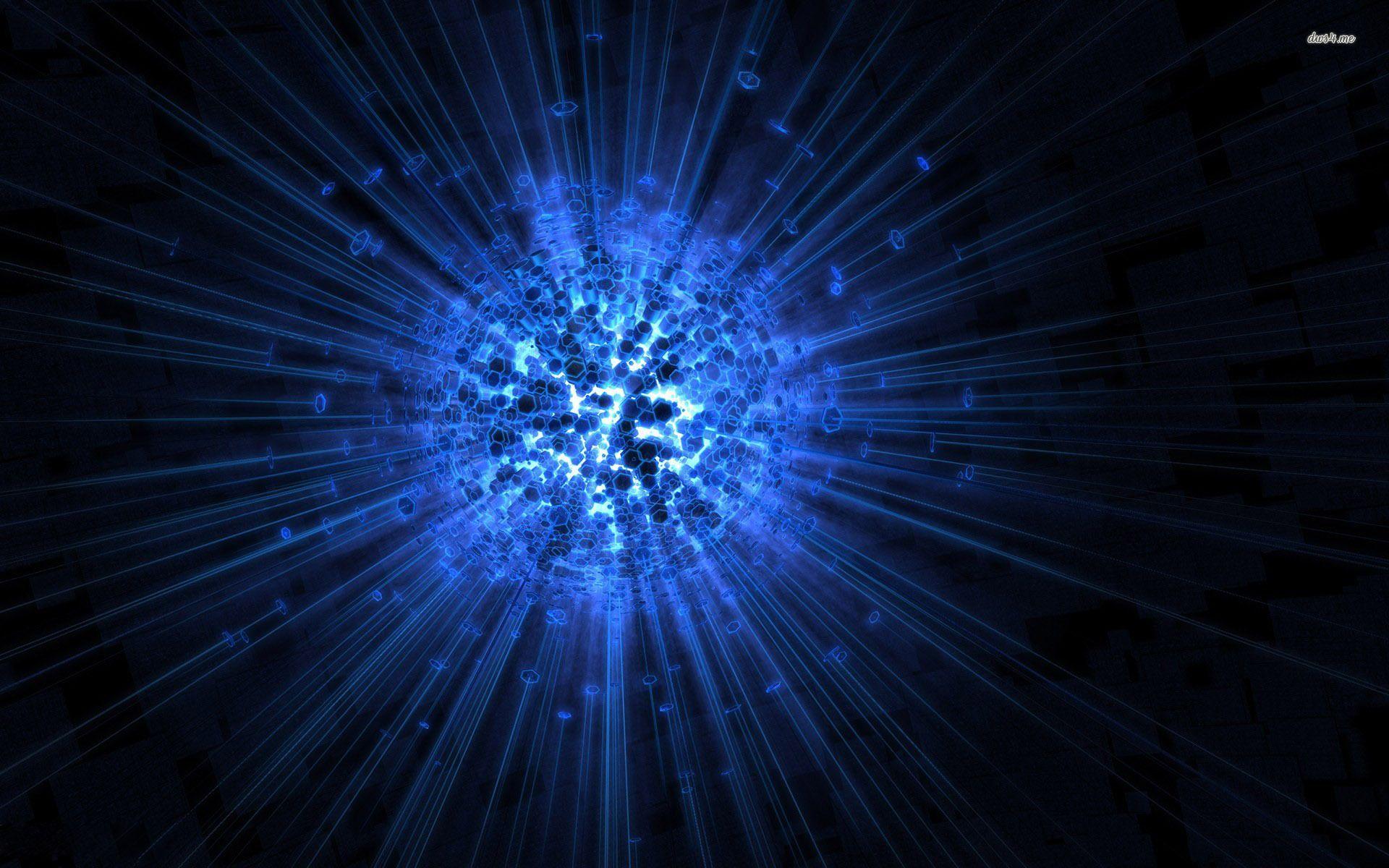 1920x1200 Hexagon explosion wallpaper wallpaper