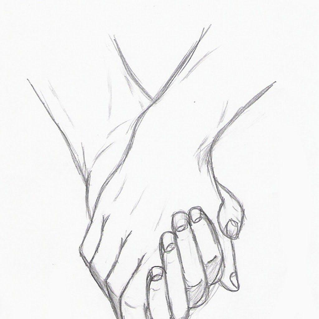1024x1024 Cute Couple Pencil Drawing