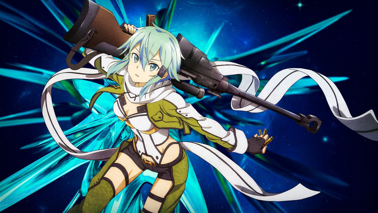 1600x900 Sinon (SAO) wallpaper 1600x900 desktop background