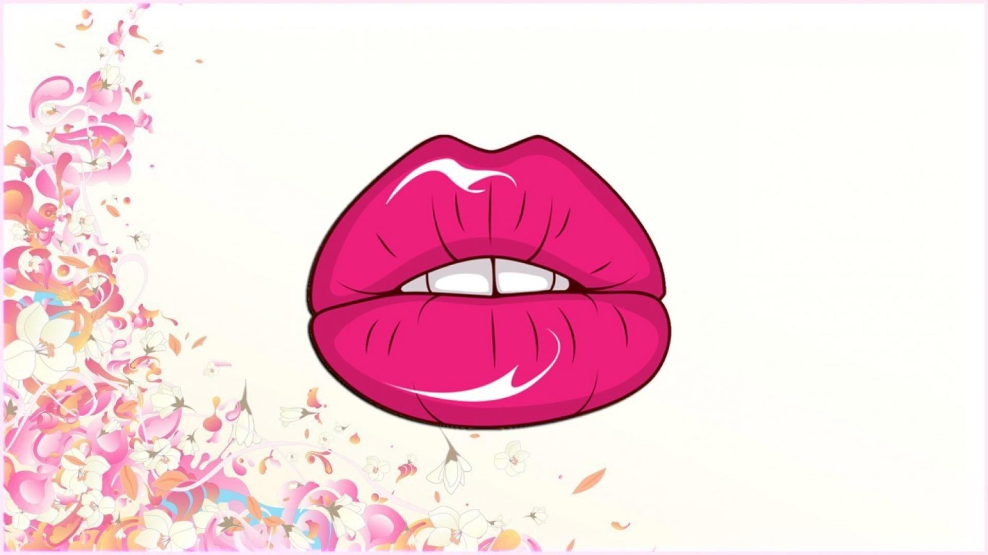 Pink Lips Wallpapers Top Free Pink Lips Backgrounds WallpaperAccess