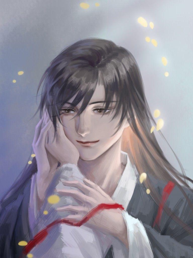768x1024 Download 768x1024 Wei Wuxian, Mo Dao Zu Shi, Anime Boy, Hands