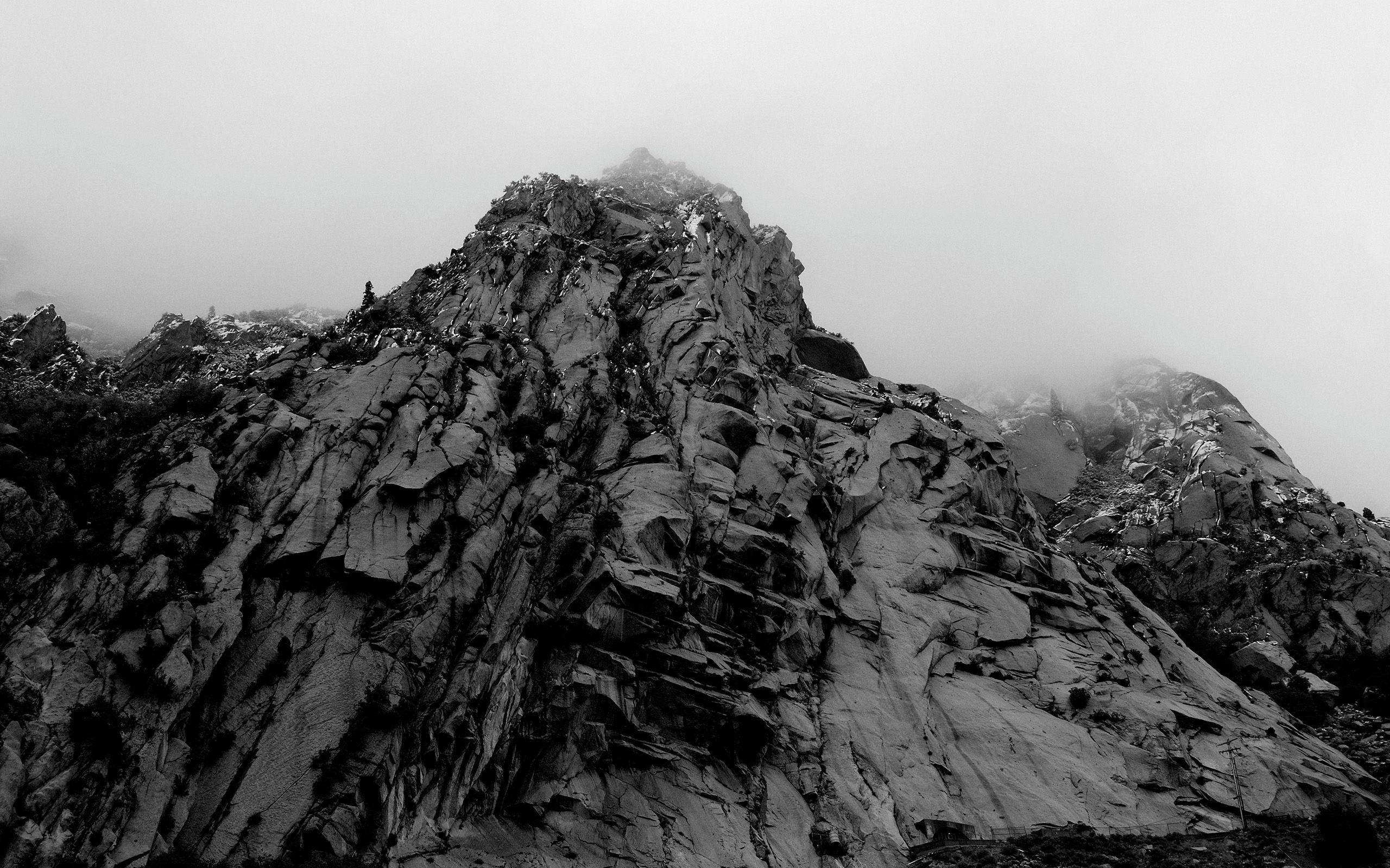 2560x1600 Black Mountain Wallpaper