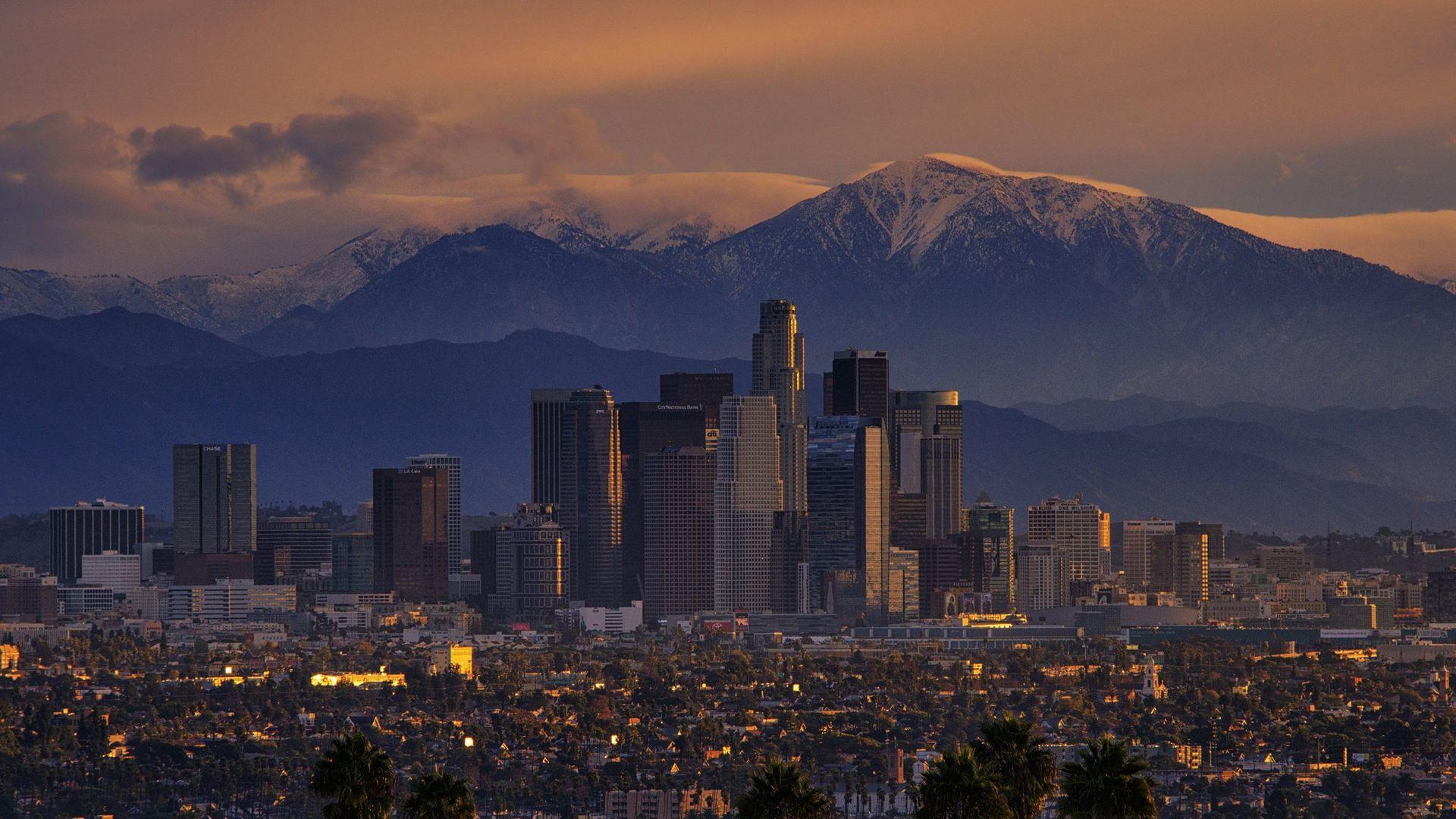1920x1080 Los Angeles Night HD Wallpaper