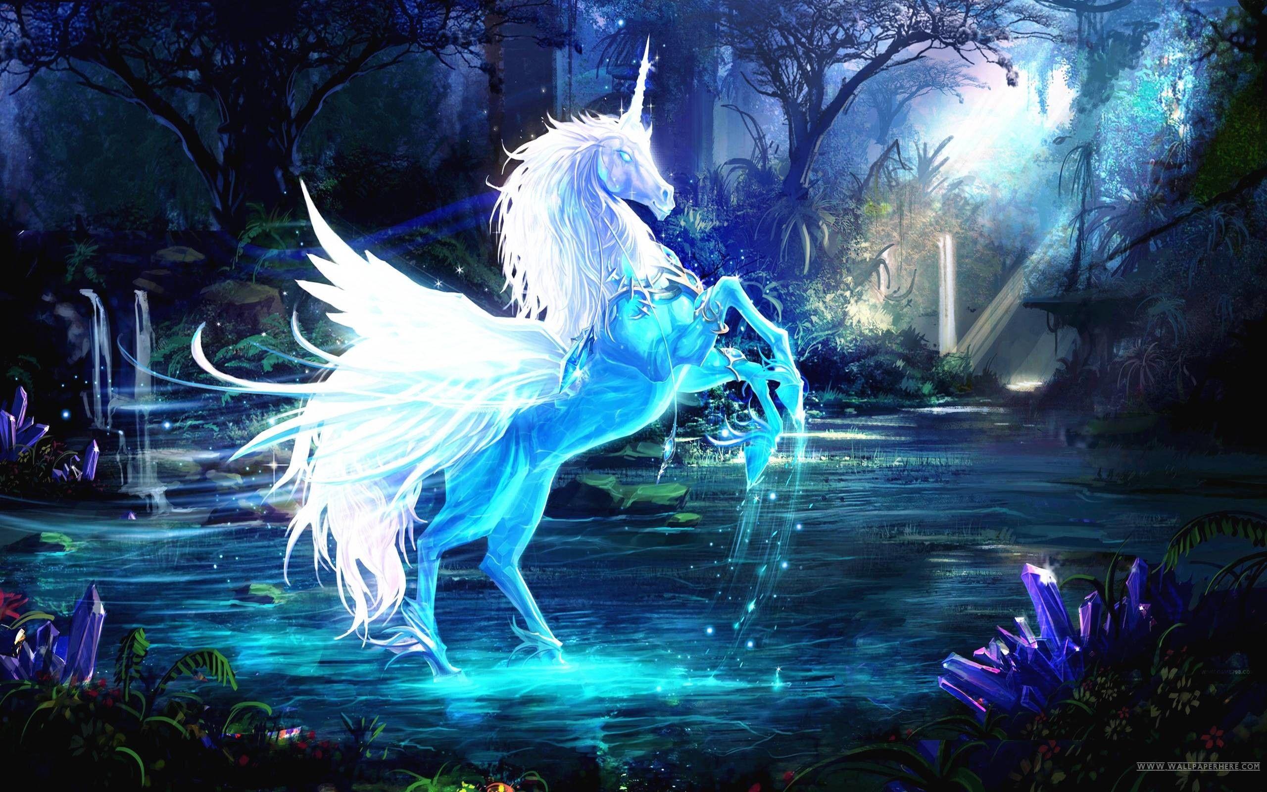 2560x1600 Unicorn Background for Desktop