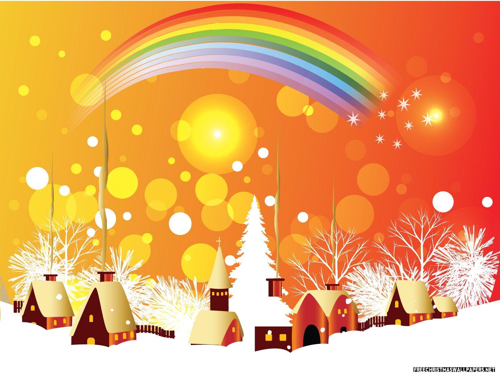 Christmas Rainbow Wallpapers Top Free Christmas Rainbow Backgrounds